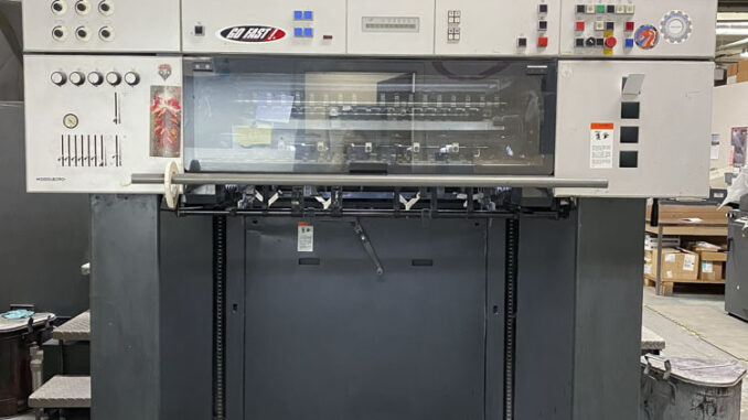 1997 Heidelberg Speedmaster SM102-2P for sale Trinity Printing Machinery