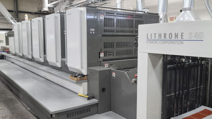 2008 Komori LS540-CX for sale Trinity Printing Machinery USA