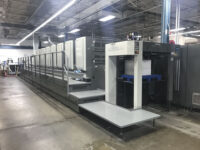 2009 Komori LS840+CX UV Hybrid eight color printing press for sale with Trinity Printing Machinery