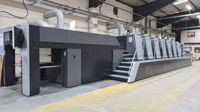 Used Heidelberg XL106-6+LX available for sale with Trinity Printing Machinery USA