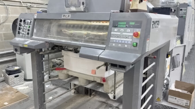 2007 Ryobi 755P+CX Wide for sale from Trinity Printing Machinery USA